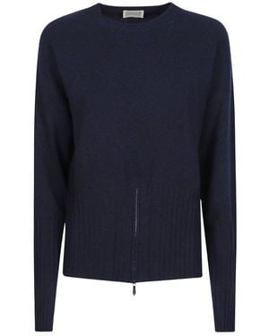 Drumohr Rundhals-Pullover - Blau