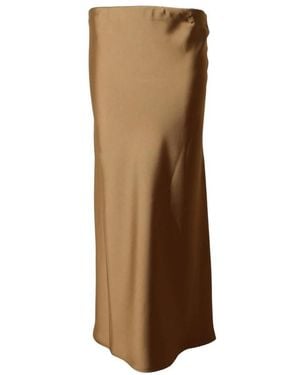 Amélie & Amélie Midi Skirts - Brown