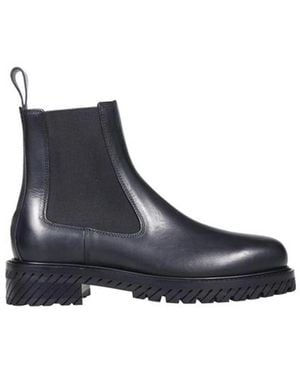 Off-White c/o Virgil Abloh Chelsea Combat Boot - Blau