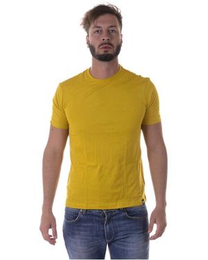 Armani Jeans T-Shirts - Yellow