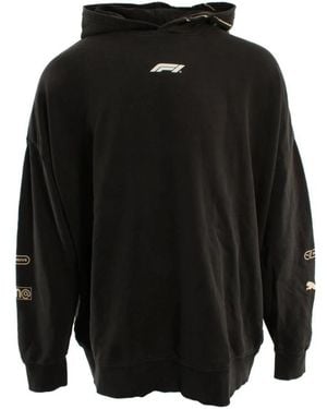 PUMA Hoodies & Sweatvesten ,Zwart ,Katoen F1 Graphic Pullover Hoodie