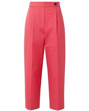 Liviana Conti Tapered Trousers - Rood