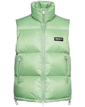 White/space Waistcoats - Green