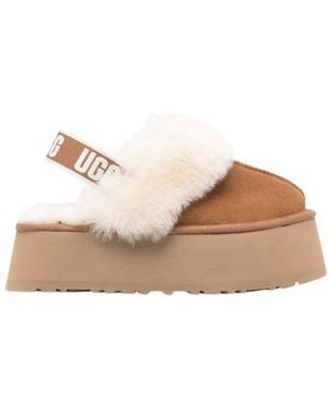 UGG Schoenen ,Bruin ,Leer Funkette Slipper - Roze