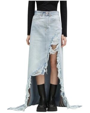 Vetements Denim Skirts - Nero