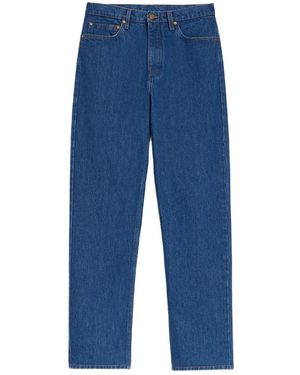 Jil Sander Rechte Jeans - Blauw