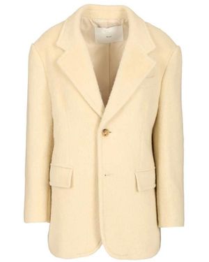 DUNST Alpaca Blazer Coat - Naturel