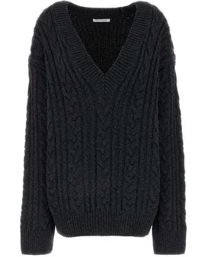Cecilie Bahnsen V-Neck Knitwear - Black