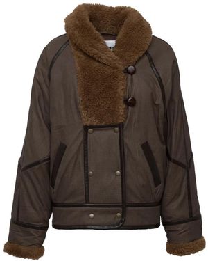 Isabel Marant Faux Fur & Shearling Jackets - Marrón