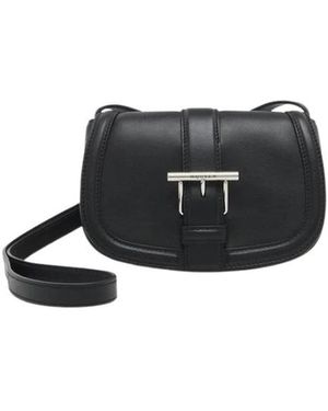 McQueen Tassen ,Zwart ,Leer Mini T-Bar Satchel
