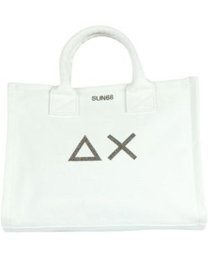 Sun 68 Tassen ,Wit ,Tote Bag