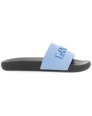 Lanvin Sliders - Blue