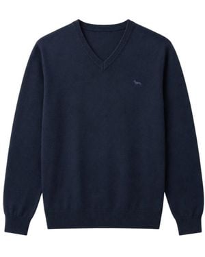 Harmont & Blaine V-Neck Knitwear - Blu
