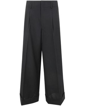 Comme des Garçons Broeken ,Zwart ,Wijde Broek - Grijs