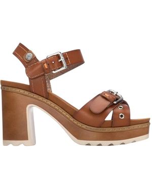 Refresh Hoge Hak Sandalen - Bruin