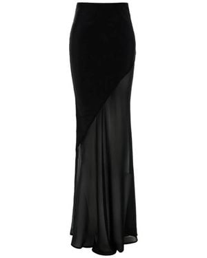 THE NINA STUDIO Maxi Skirts - Negro