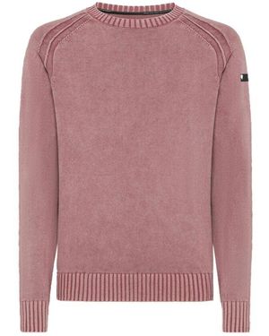 Rrd Cotton techno wash rundstrick - Pink