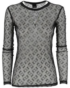 Pinko Long Sleeve Tops - Grigio