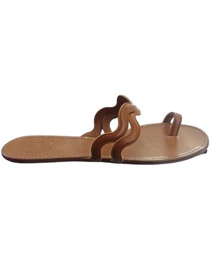 L'Autre Chose Flip Flops - Marrón