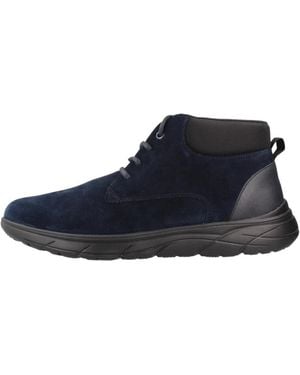 Geox Lace-Up Boots - Blu