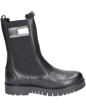 Tommy Hilfiger Warm Gefütterter Chelsea Boot - Schwarz