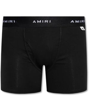 Amiri Boxer con logo - Nero