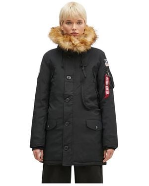 Alpha Industries Winter Jassen - Zwart