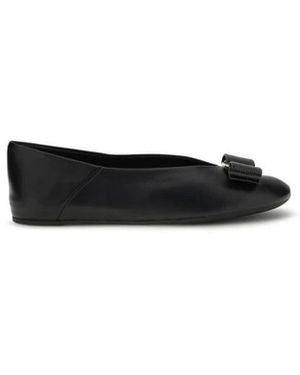 Ferragamo Ballerina Shoes - Black