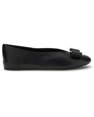 Ferragamo Bos Taurus Ballerinas - Schwarz