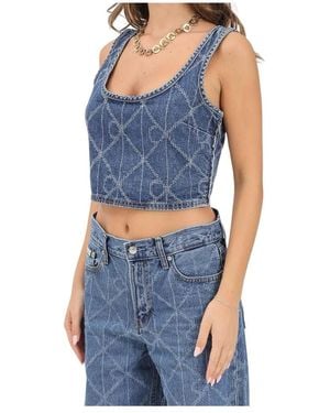 Calvin Klein Sleeveless Tops - Bleu