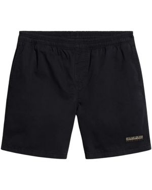Napapijri Casual Funktionale Shorts Mit Verstellbarer Taille - Blau