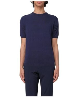 People Of Shibuya Round-Neck Knitwear - Blue