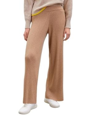 Ecoalf Wide Trousers - Marrone