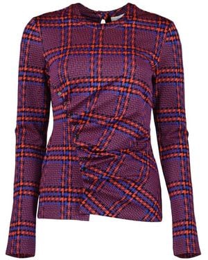 Rabanne Long Sleeve T-Shirts - Purple