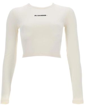 Jil Sander Long Sleeve Tops - Blanc