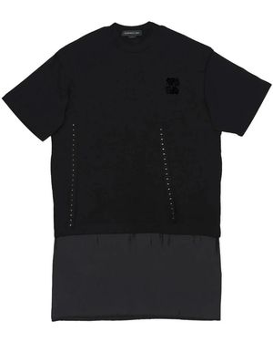 FEDERICO CINA Dress Corset T-Shirt - Zwart