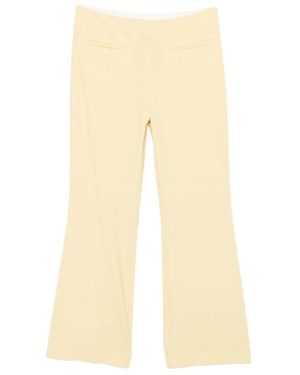 Semicouture Wide Trousers - Natural