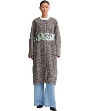 Munthe Single-Breasted Coats - Gris