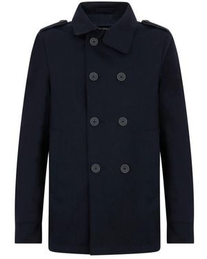 Herno Double-Breasted Coats - Blu