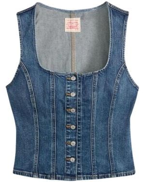 Levi's Sculpted Top - Blauw