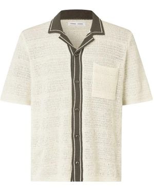 Samsøe & Samsøe Short Sleeve Shirts - Natural