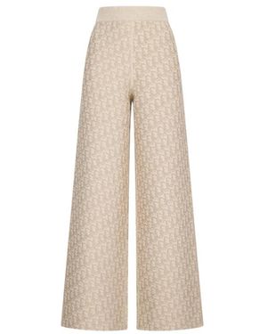 Dior Wide Trousers - Neutro