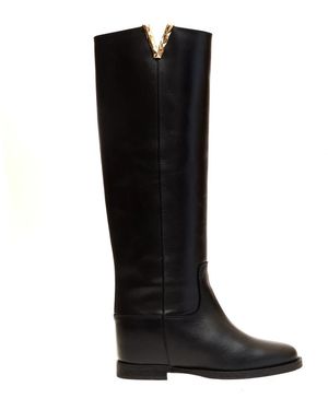Via Roma 15 High Boots - Black