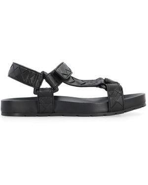 Bottega Veneta Flat Sandals - Black