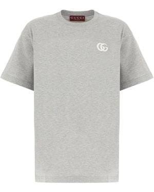 Gucci Stylisches T-Shirt Für Männer Und Frauen - Grau