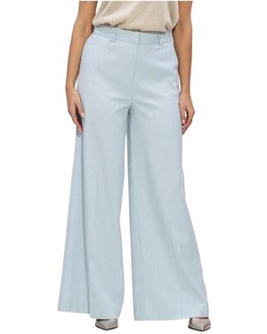 Aaiko Broeken ,Blauw ,Polyester Nore Sequins Vis 532