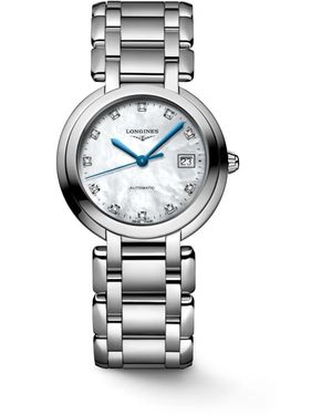 Longines Primaluna automatico madreperla bianca con diamanti orologio - Metallizzato