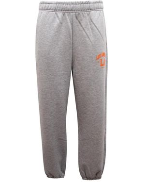 hinnominate Broeken ,Grijs ,Grijze Melange Trainingsbroeken Met Elastische Taille