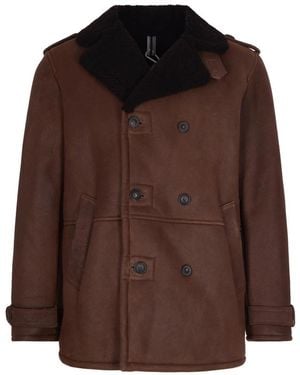 DFOUR® Giubbino Suede Jacket - Braun