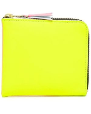 Comme des Garçons Super Fluo Zip Wallet - Gelb